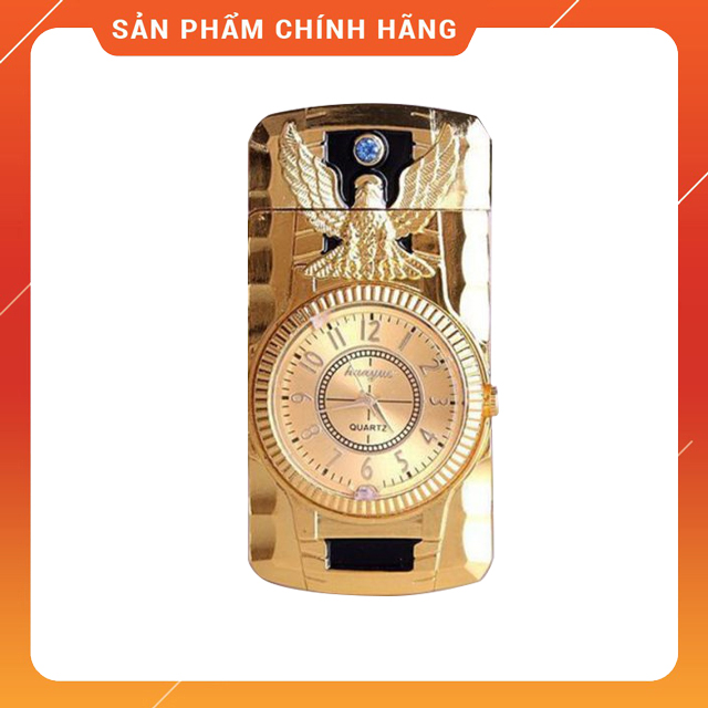 Bật lửa giá rẻ , vỏ bật lửa hộp quẹt khò 1 tia kiêm đồng hồ cầm tay sử dụng gas cực chất
