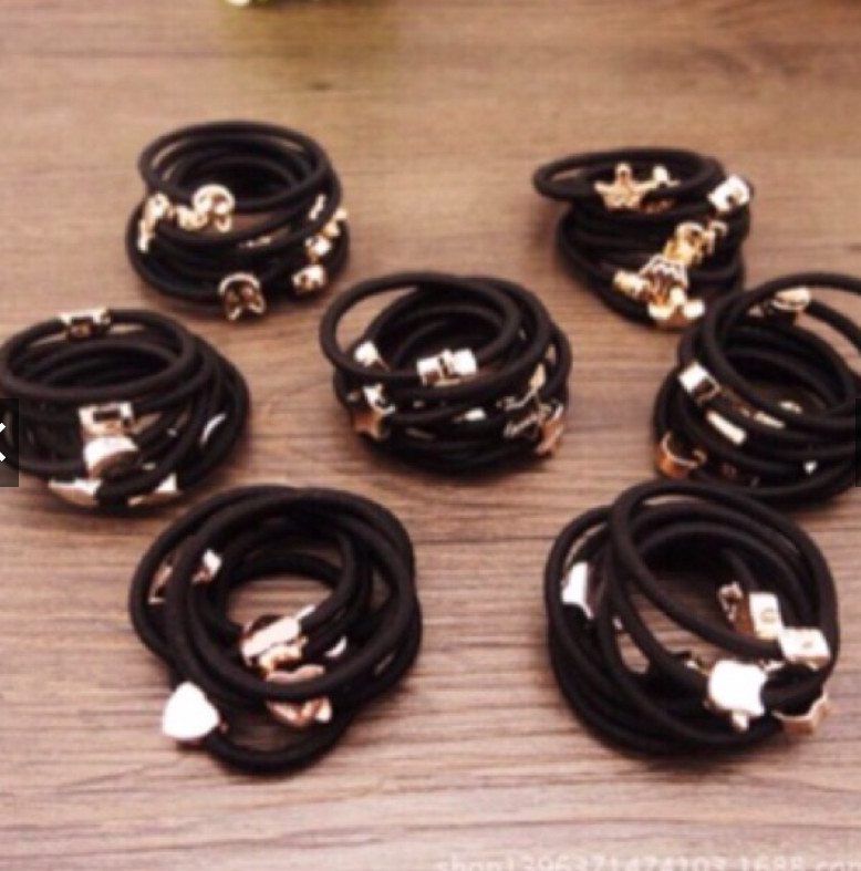 SET 10 DÂY NỊT CHUN BUỘC TÓC SIÊU RẺ ĐẸP CUTE HOTTREND C1122