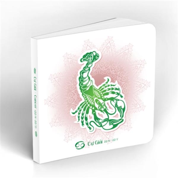 Sổ Tay/Notebook: Cung Hoàng Đạo -  Cự Giải( Trắng)