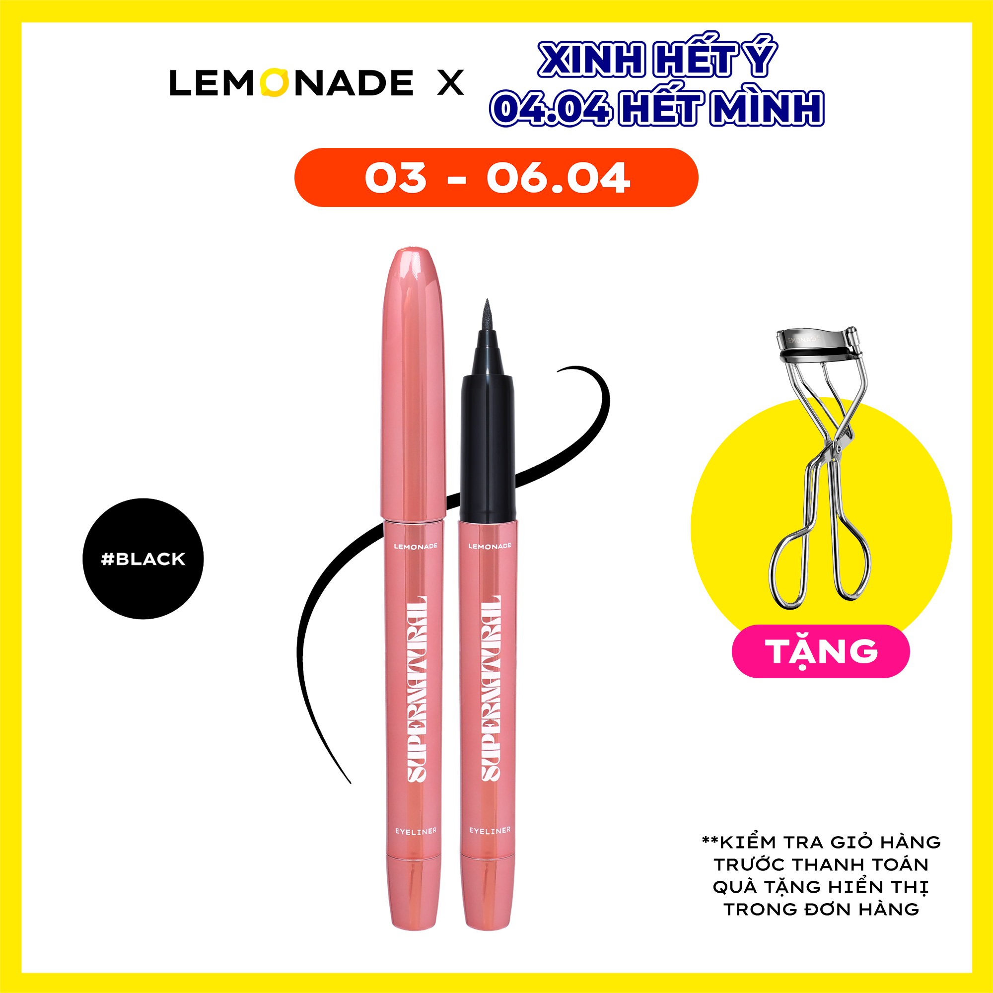 [Voucher] Bút kẻ mắt Lemonade SuperNatural Eyeliner 1g