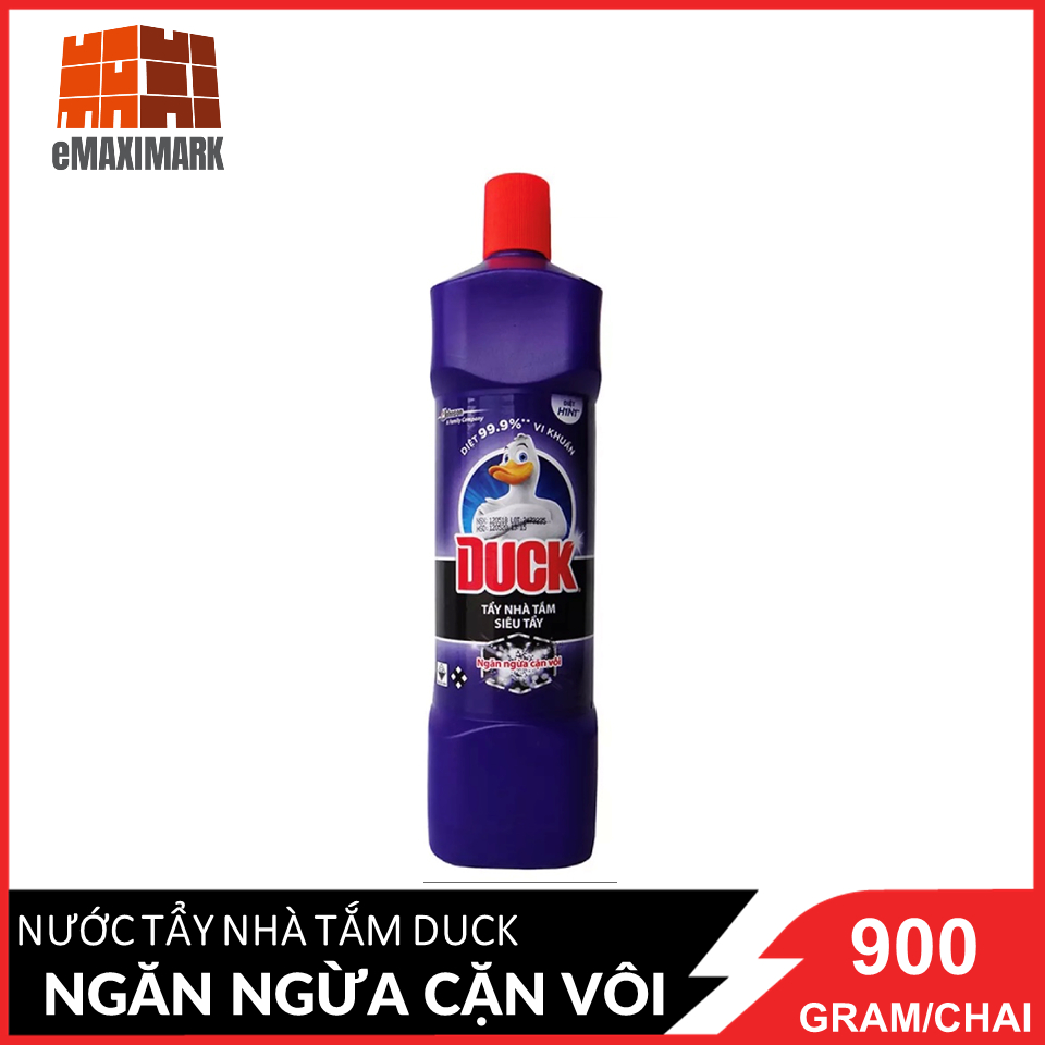 [HCM] Nước Tẩy Nhà Tắm Duck Siêu Tẩy Ngăn Ngừa Cặn Vôi Chai 900ML