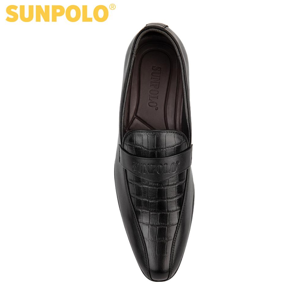 Men leather formal shoes SPH217 (black)