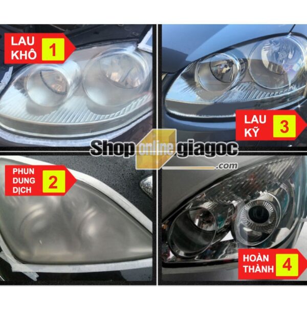 Dung Dịch Đánh Bóng Làm Mới Đèn Pha 800ml Speedway