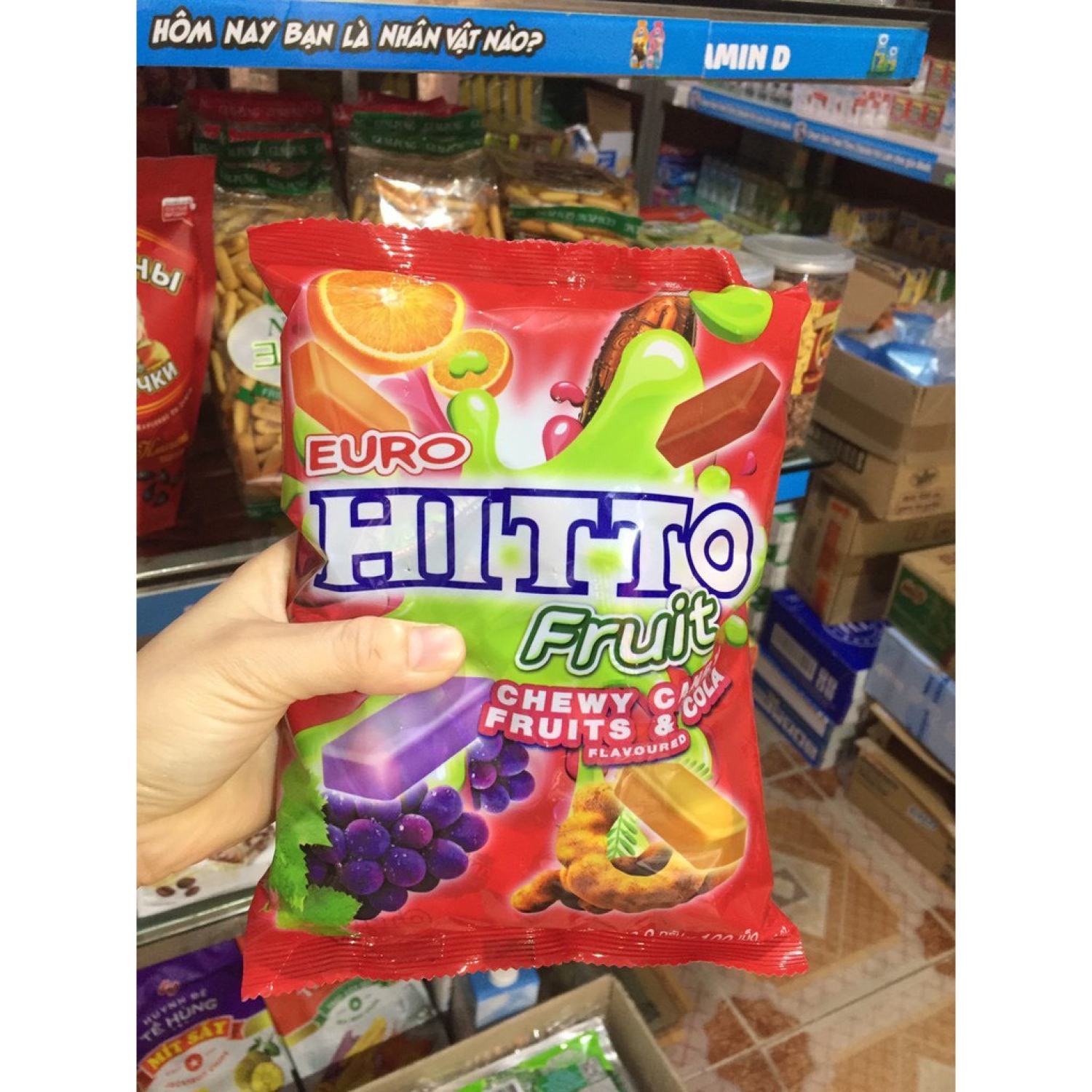 Kẹo hitto thái lan vị bạc hà và vị trái cây