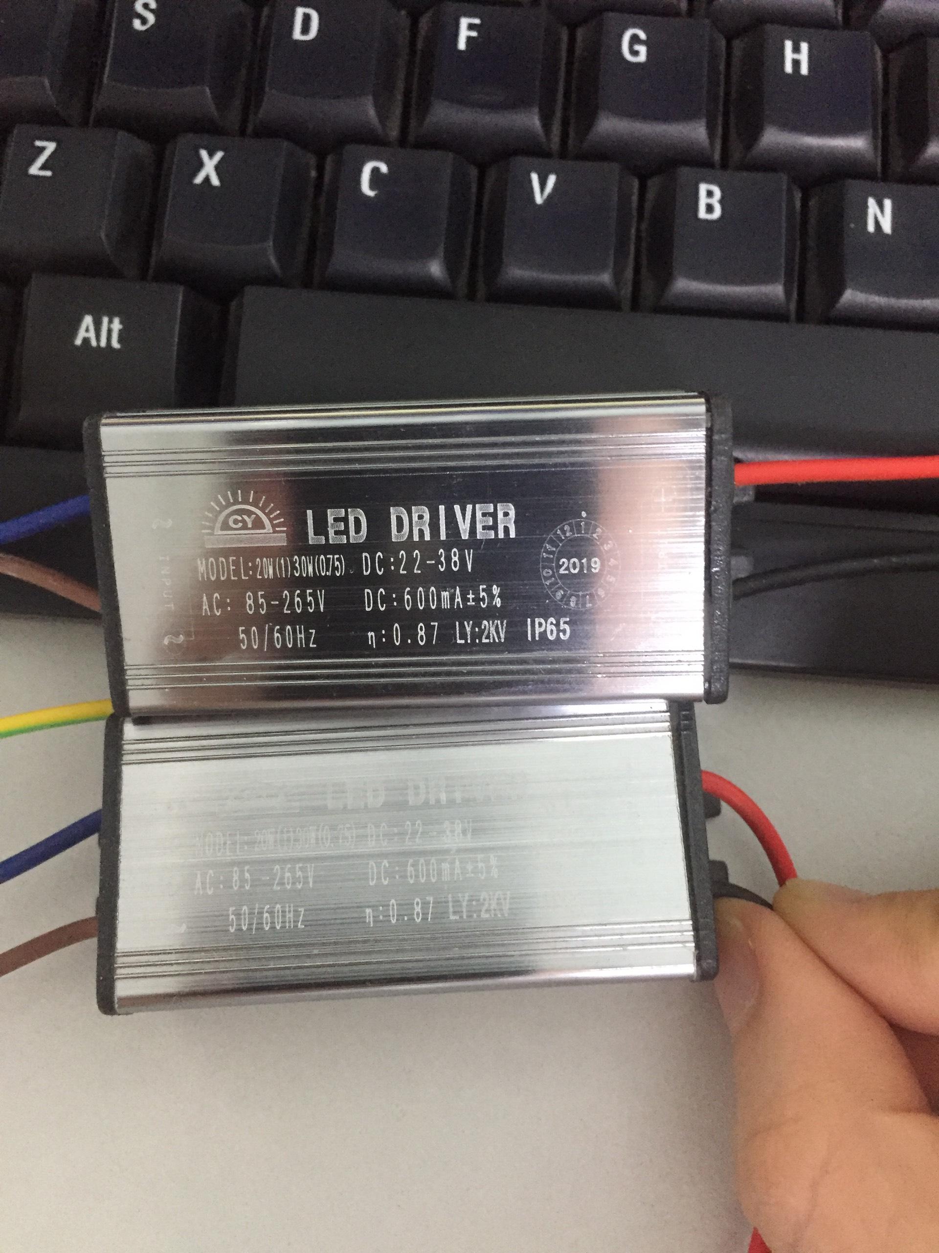 Nguồn driver CY, chấn lưu, tăng phô 20w cho đèn LED