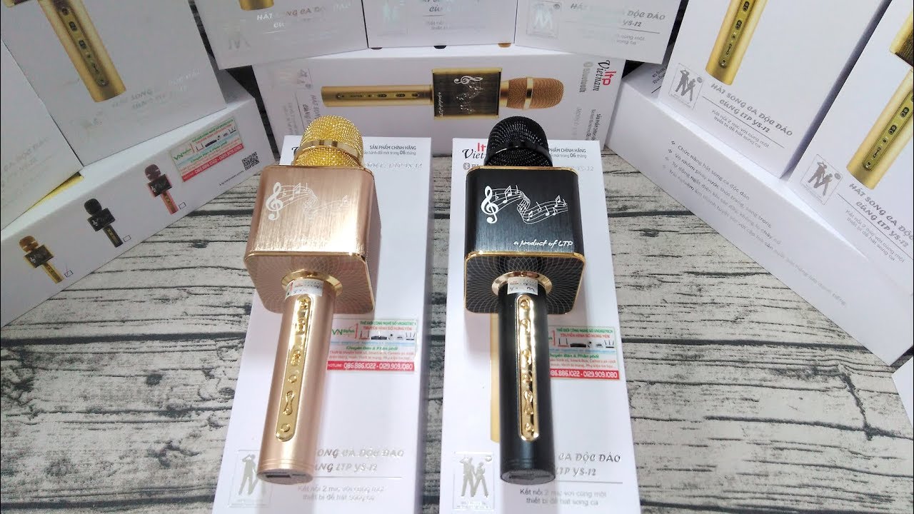 Micro Karaoke Bluetooth LTP YS12 - Tính năng song ca đặc biệt