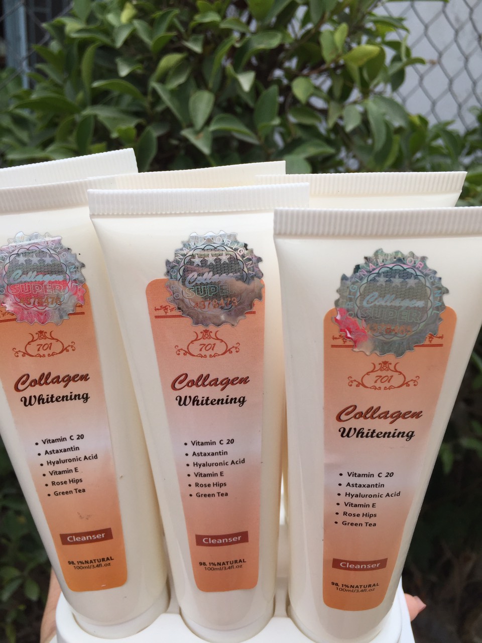 [Chính hãng] [Ảnh thật] sữa rửa mặt collagen whitening 701