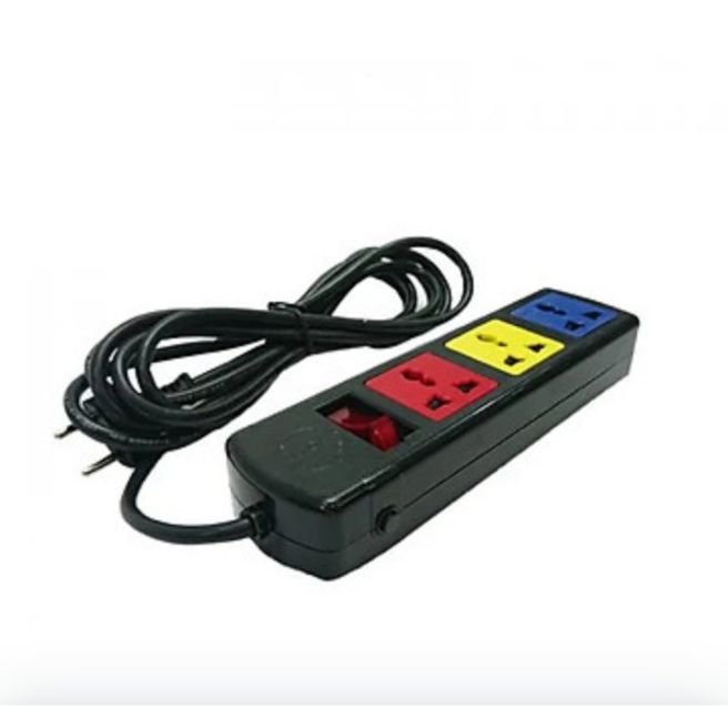 Ổ cắm LiOA 3 lỗ cắm 3 chấu 3D33N (Đen) chính hãng