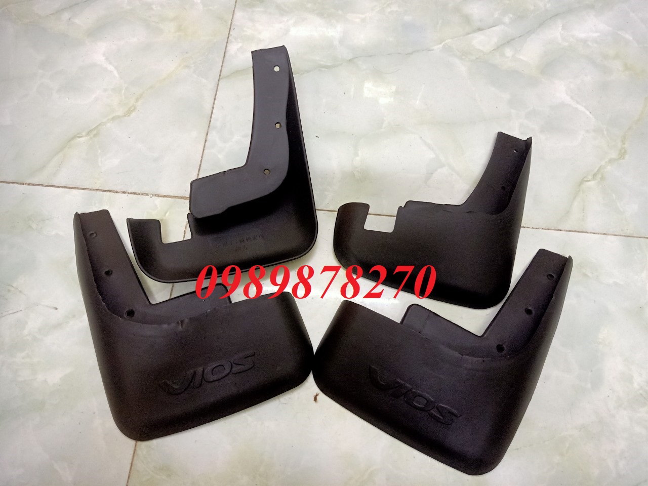 Bộ chắn bùn xe Toyota Vios đời 2003-2006 ( có chữ Vios)