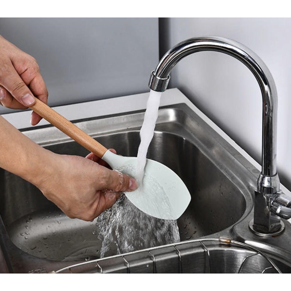 Bộ dụng cụ bếp 11 món silicon tiện dụng (có kiểm định an toàn cho sức khoẻ)
