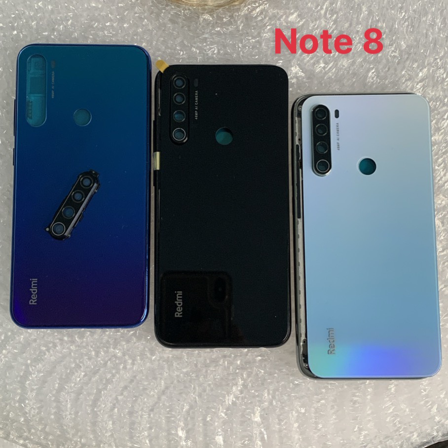 Bộ Vỏ Xiaomi Redmi Note 8 zin (có cụm kính camera , nút bấm)