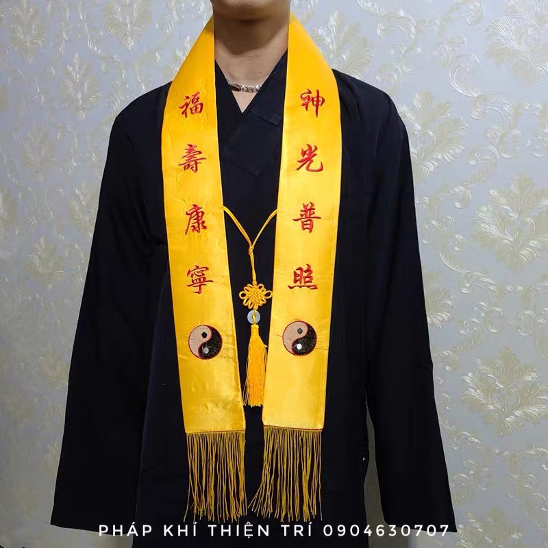 Khăn Cổ Thêu ( Bát Quái + Ngọc )