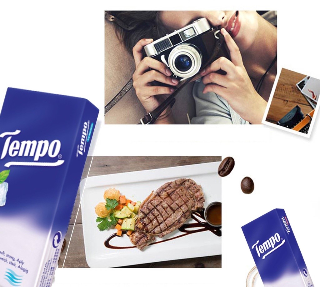 [COMBO 2 LỐC REGULAR] Khăn Giấy Tempo Regular Icy Menthol (10 gói/Lốc) - Thương Hiệu Đức