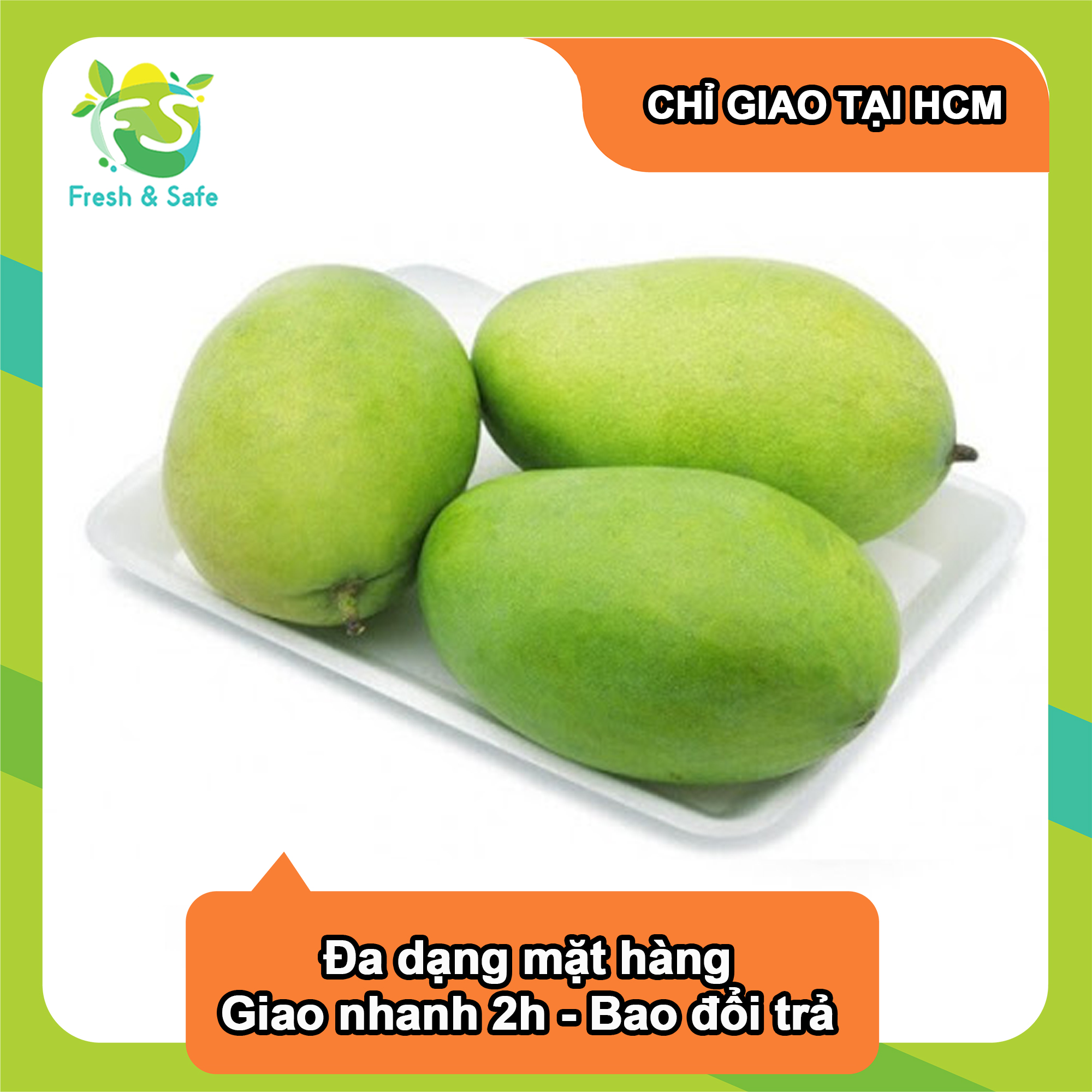 [Chỉ Giao HCM] Xoài Xanh Keo - 1kg
