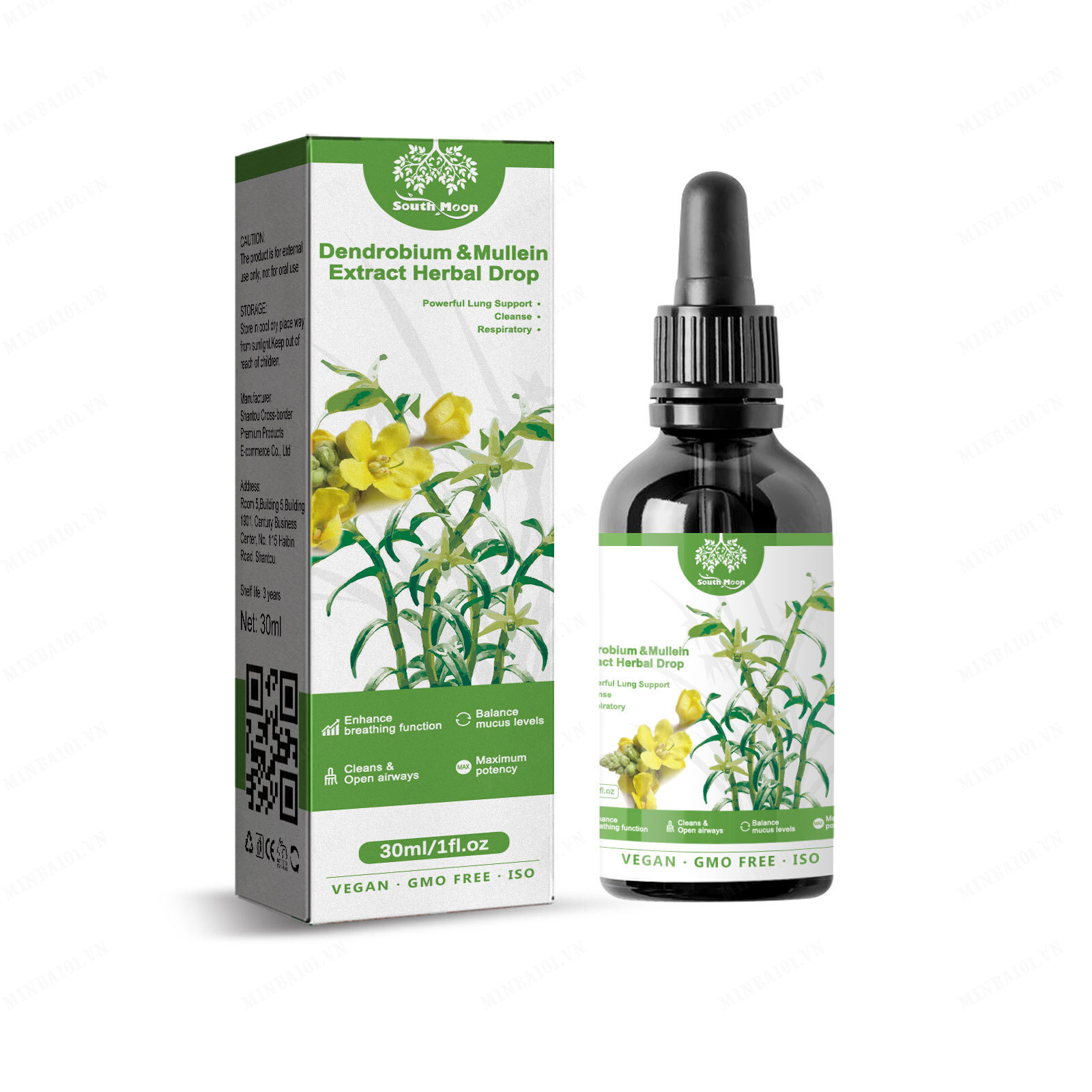Minbai01 Herbal Body Care Essence Serum Anti-snoring Nose Care Essence