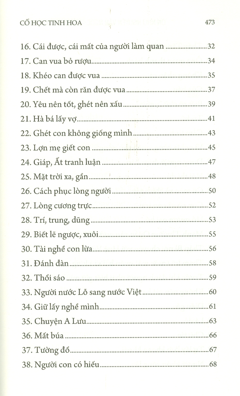 Cổ Học Tinh Hoa - Minh Triết Phương Đông