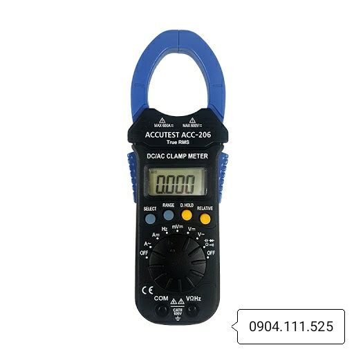[HCM]Ampe kìm đo dòng AC/DC ACCUTEST ACC-206 (600A)