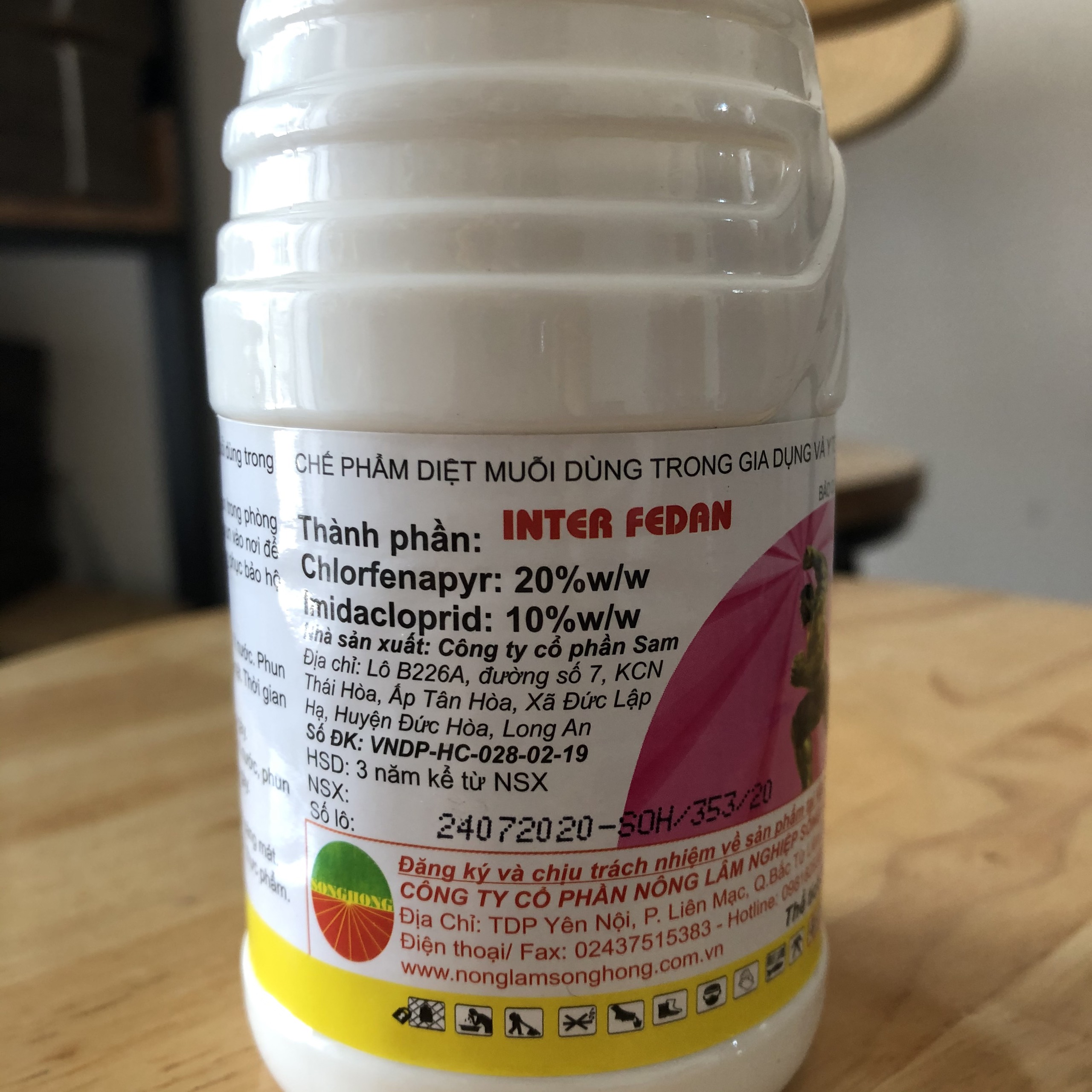 Chế phẩm diệt Sâu, bọ trĩ, chích hút Inter Fedan, 240ml