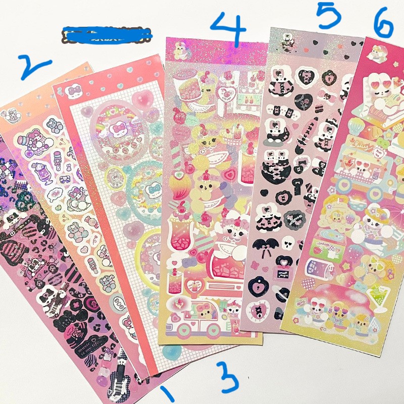 Sticker Hologram Gấu