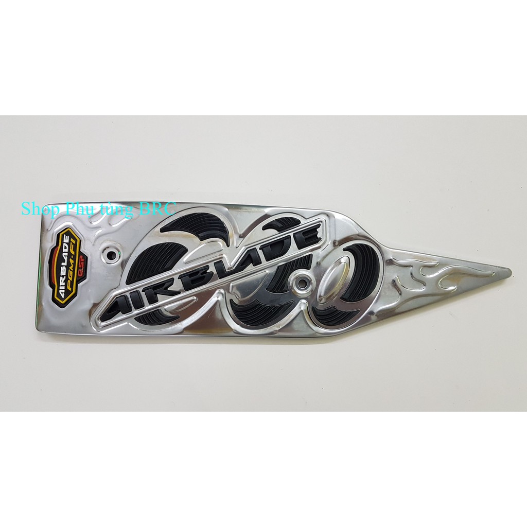 Thảm INOX để chân xe AIRBLADE 2011, 2012