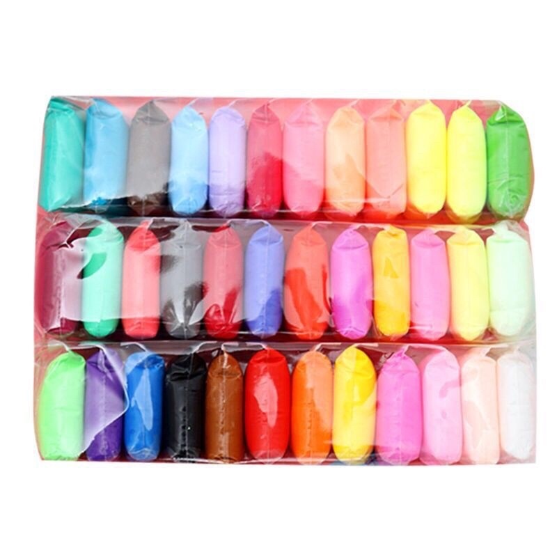 Đất sét tự khô sét 36 màu tặng kèm dụng cụ cắt tỉa tiện lợi/ Đât sét siêu nhẹ solfclay