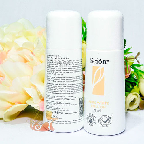 [HCM]Lăn Khử Mùi Scion Pure White Roll On