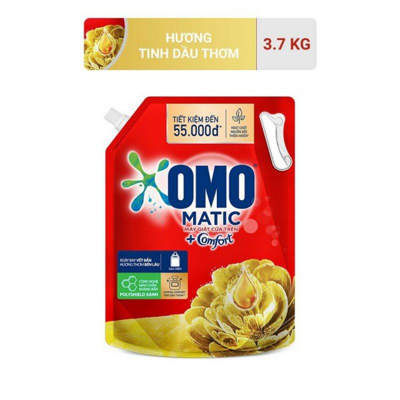Nước giặt OMO Matic 3.7kg