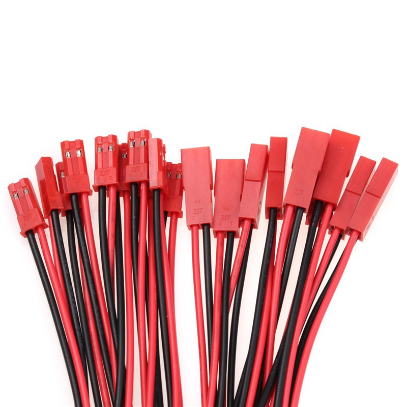 10 cặp Jack cắm / dây nối JST dài 20cm dùng cho pin xe điều khiển, tàu, ca nô các loại