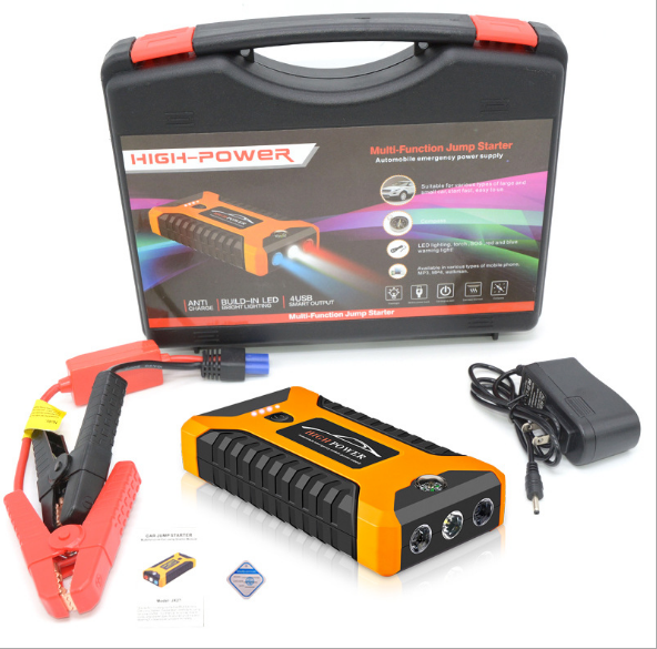 Bộ kích nổ ô tô kiêm sạc dự phòng High Power Cao cấp màu đỏ