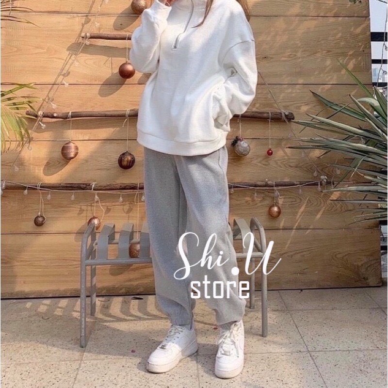 Quần nữ jogger tăm trơn TT11