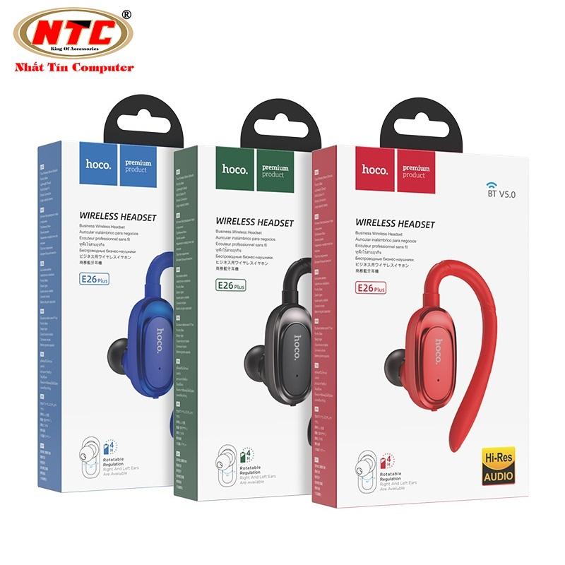 [DUY NHẤT 15.04 - NHẬP MÃ LAZSOCIALSALE1503 GIẢM 15% CHO ĐƠN 250K] Tai nghe bluetooth nhét tai Hoco E26 Plus Encourage V5.0 - Hãng phân phối chính thức - Nhất Tín Computer