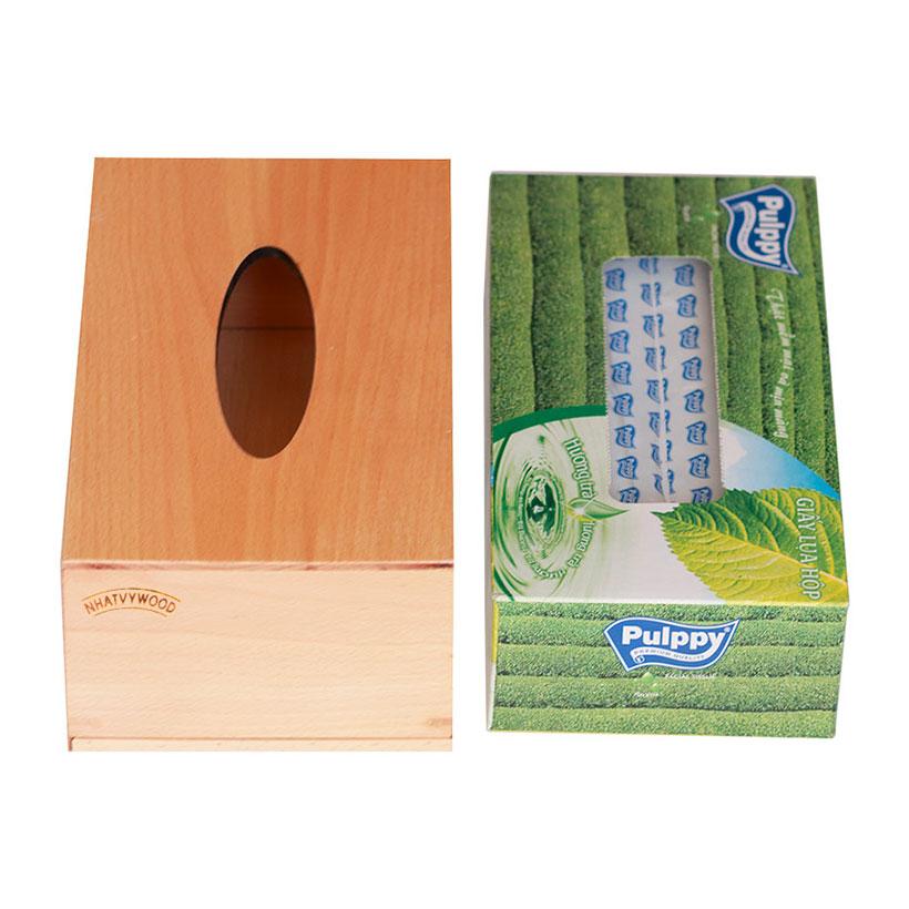 [HCM]Hộp đựng khăn giấy Nhatvywood KG09