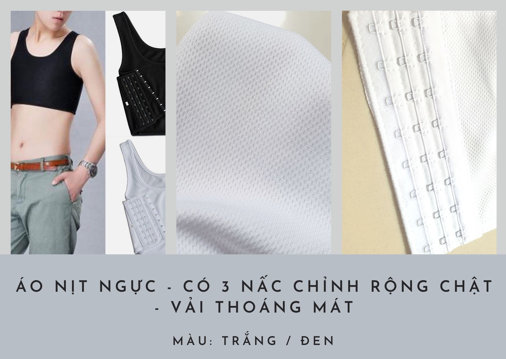 [HCM]Tomboy Áo nịt bó ngực