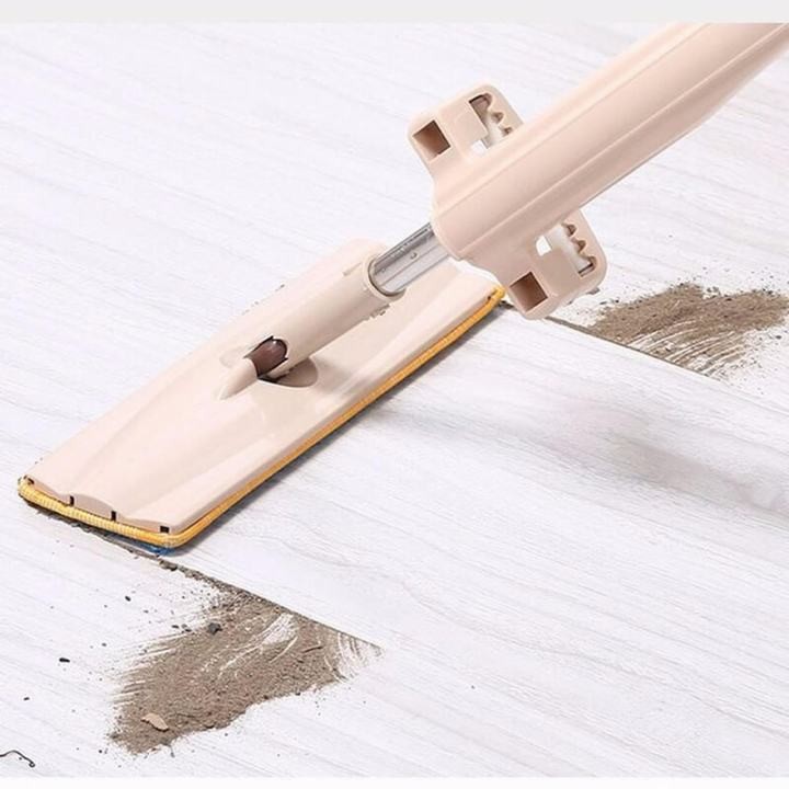 Cây Lau Nhà Vắt Phẳng Spin Mop (2 Miếng Lau)