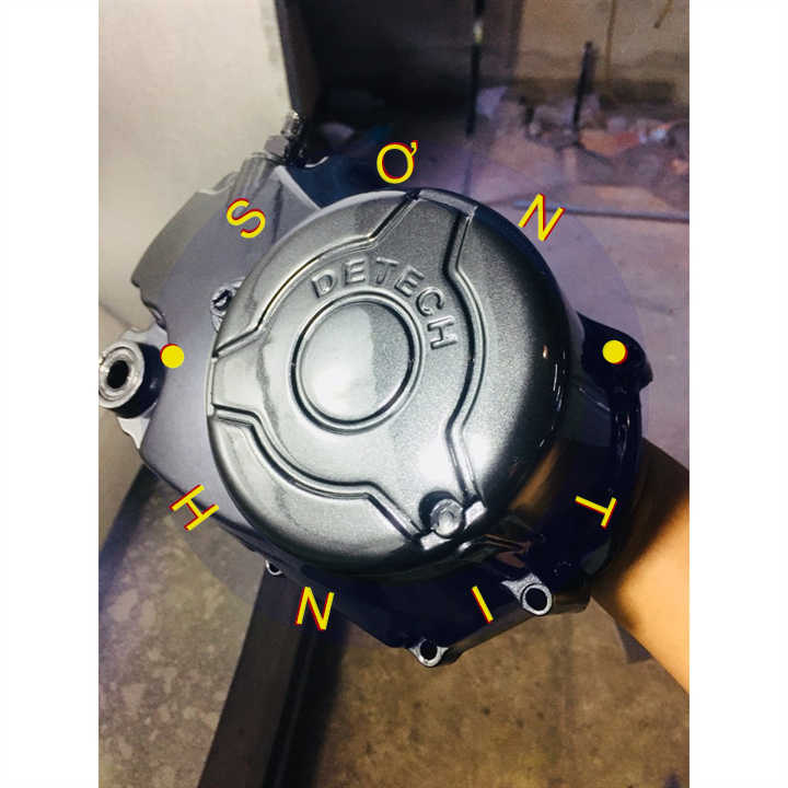 Chai sơn xịt sơn xe máy Samurai Y367- màu xám đậm Dark Bluish Grey Yamaha