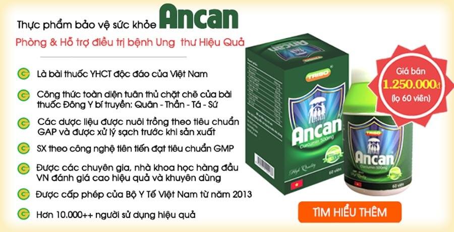 ✅(Chính hãng) ANCAN hỗ trợ điều trị ung thư và u bướu
