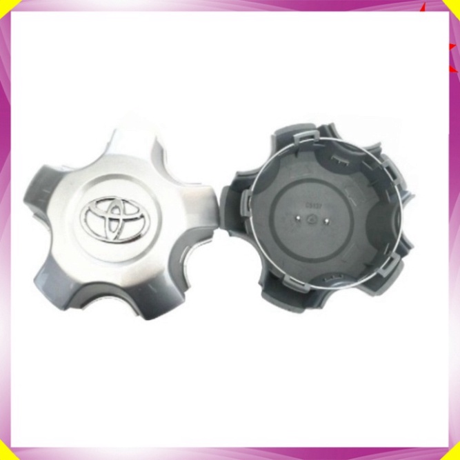 Logo chụp mâm, ốp lazang bánh xe ô tô Toyota Land Cruiser 2005-2007 - Chất liệu nhựa ABS cao cấp