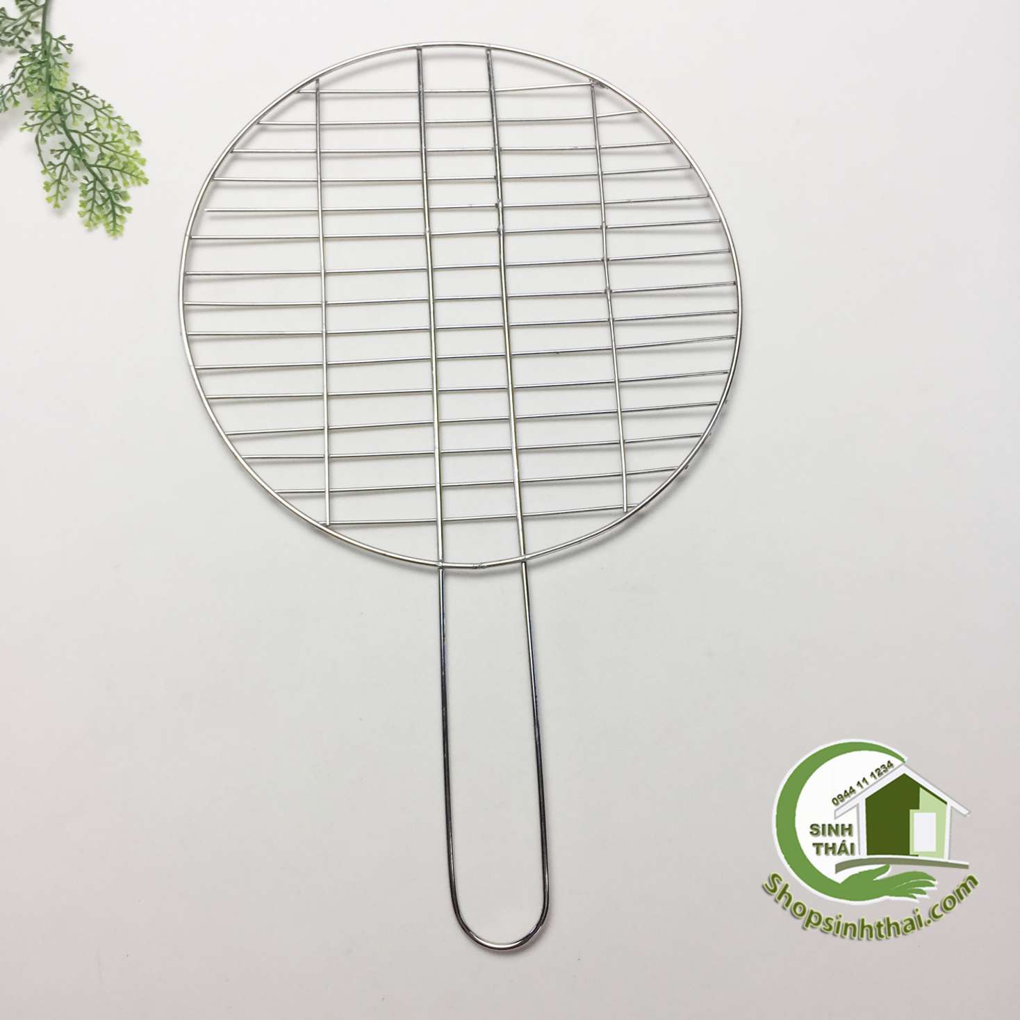 [HCM]Vỉ nướng inox tròn cao cấp 25cm