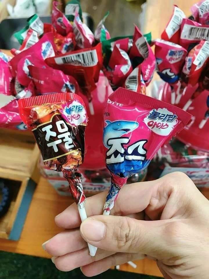(siêu rẻ) KẸO MÚT LOTTE HÀN QUỐC HỘP 60 CHIẾC