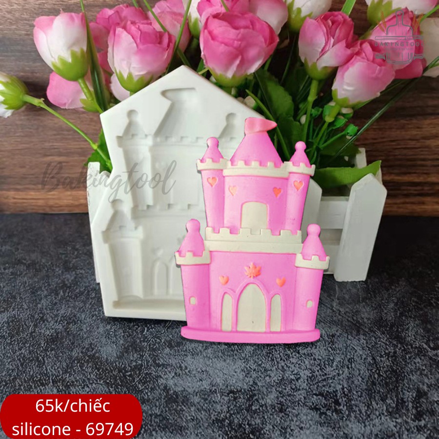 Khuôn F silicon lâu đài quốc vương 9.5*6cm