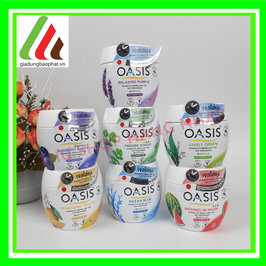 Sáp Thơm Đuổi Muỗi OASIS Mosquito Repellent 180g thái lan chính hãng mùi hương thư giãn đuổi muỗi hiệu quả