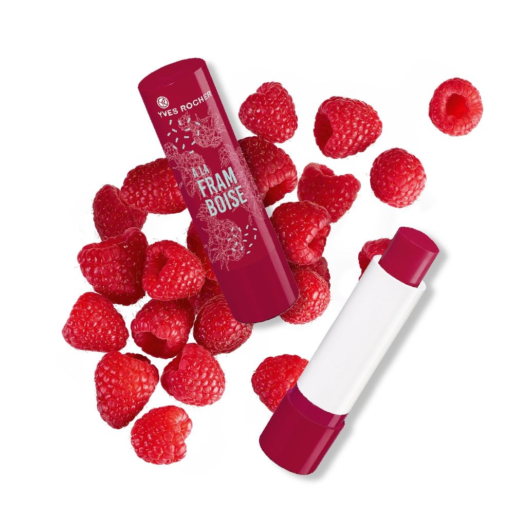 [Chính hãng] Son Dưỡng Môi Yves Rocher Mâm Xôi Đỏ RASPBERRY LIP BALM 4.8G