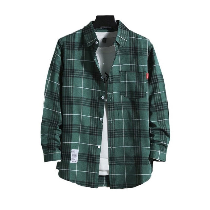 Áo khoác sơ mi caro nam nữ unisex thời trang Hàn Quốc T157 trẻ trung năng động mẫu mới hottrend