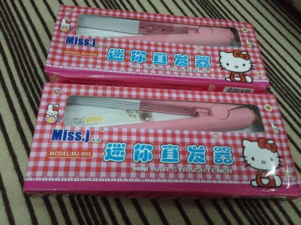 MÁY KẸP BẤM TÓC XÙ MINI KITTY ( HỒNG)  - Giá bán xã kho