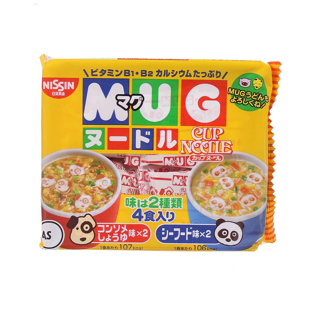 Mì Mug nhật cho bé ăn dặm, Mỳ gói chú hề Anpanman Nissin
