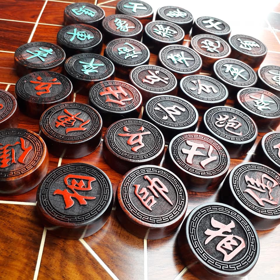 bộ quân cờ gỗ trắc ( không có bàn 2020)