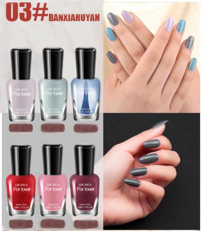 Bộ 6 sơn móng tay QICHEN FORLOVER nhanh khô 24 mã màu giá rẻ