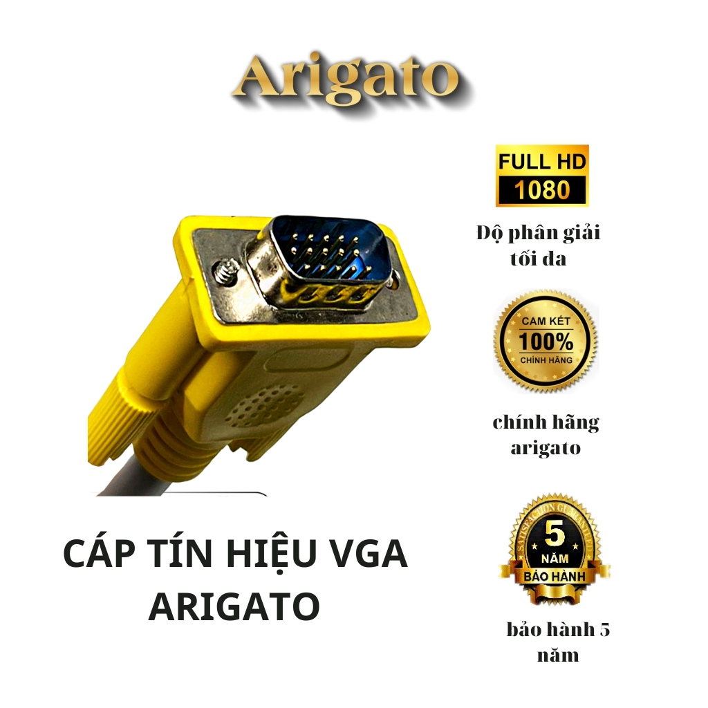 Dây Vga, cáp tín hiệu 3+6 5m,10m,15m,20m  Arigato.vtq.computer