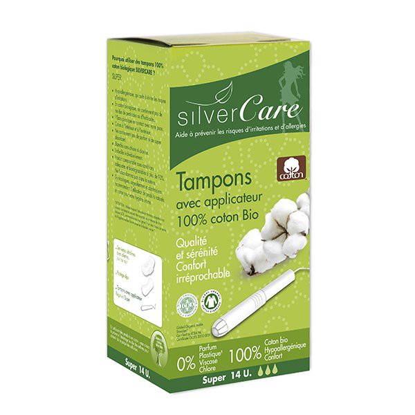[HCM]Tampon Hữu Cơ Cotton Silvercare (6 Loại) - Leafhouse hcm