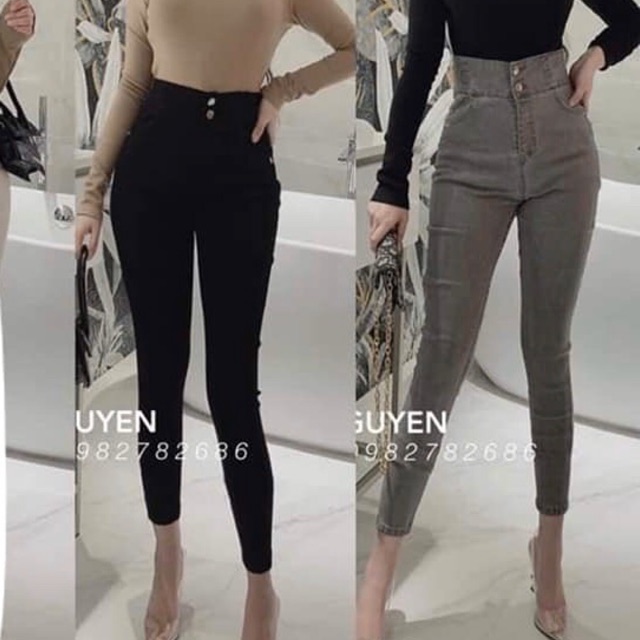 [Múp Bigsize 60-100kg] Quần bò giấy QC BIGSIZE 2 khuy